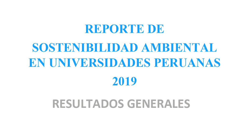 Environmental Report on Universities - RAI 2019