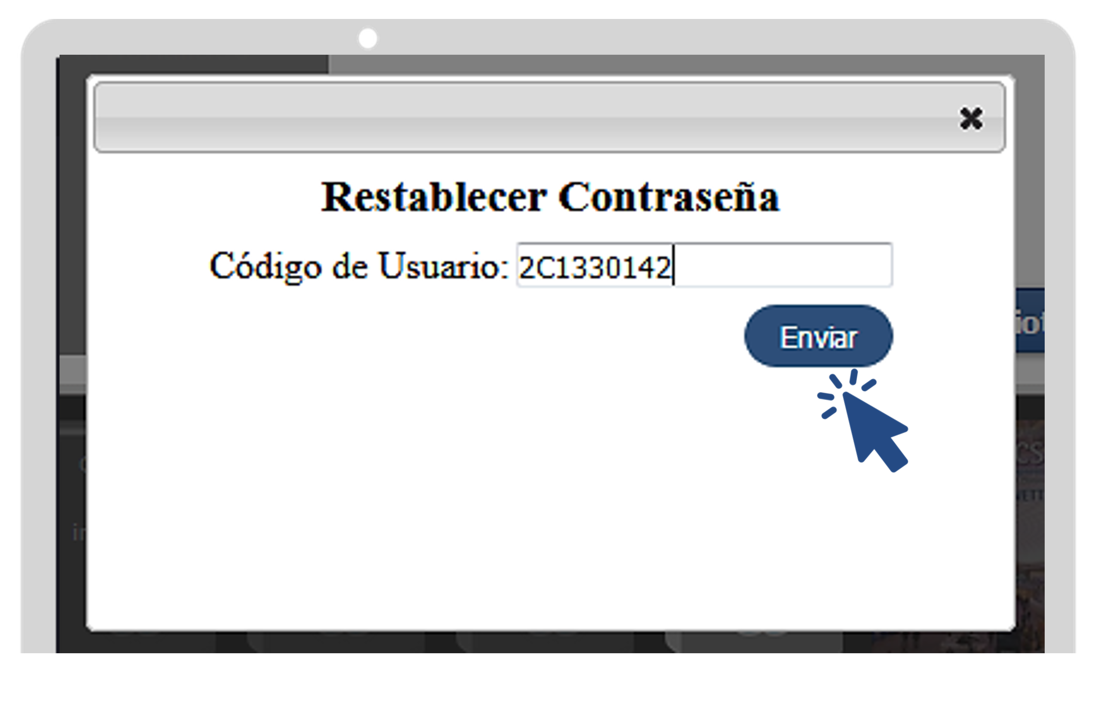 Restablece la contraseña