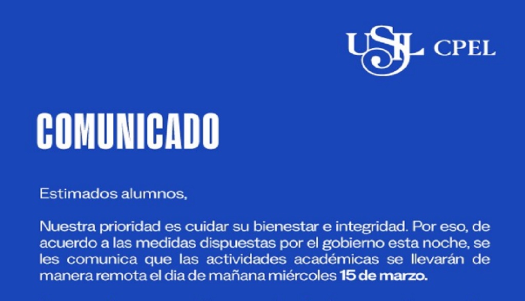 COMUNICADO USIL