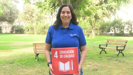 Galia García Hjarles Villanueva es la Directora de Sostenibilidad USIL